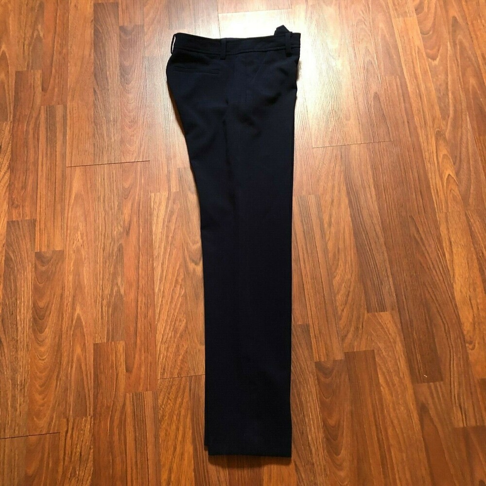 Trina Turk Trousers Pants Navy Blue Size 4 O026 $300 - Picture 5 of 8